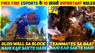 Free Fire Esports के 10 सबसे Important Rules |🤯 Top 10 Most Important Rules of Free Fire Esports ✅