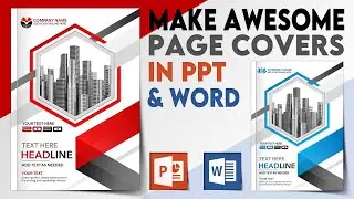 Make Awesome Page Cover In Word and PowerPoint