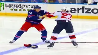 Kurtis MacDermid Matt Rempe Fight Line Brawl w/ Trouba, Miller, Goodrow, Vesey | Rangers vs Devils