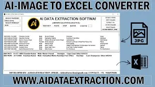 Image to Excel Converter APP  Image to Excel Converter Software  Image to Excel Conversion Software