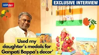 Dibyendu Bhattacharya's Paris Olympics theme for Ganesh Chaturthi 2024