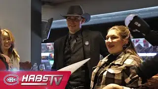 Carey Price meets Kahnawake minor hockey team during Indigenous Celebration Night