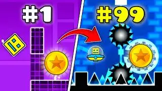 I Collected Every Coin in Geometry Dash... It Was BRUTAL!