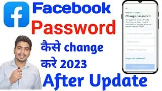 facebook ka password kaise badle ! how to change Facebook password