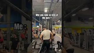 Why you take so long at the gym ? #funny #gym #workout #fitness #gymmotivation #health #life #muscle