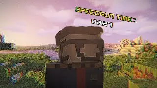 Beating Minecraft BUT, It's a fake speedrun.