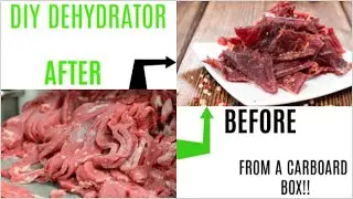 How To Make Beef Jerky!! DIY Food Dehydrator | Homemade