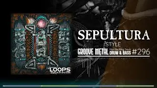 Groove Metal Backing Track / Drum And Bass / Sepultura Style / 100 bpm Jam in E - F# Minor