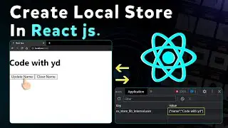 Create Local Store in React Hindi | Local Storage Provider in React js Hindi | React persist store