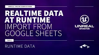 REALTIME DATA AT RUNTIME - IMPORT FROM GOOGLE SHEETS - UNREAL ENGINE - UE4 - UE5