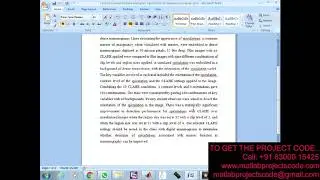 Contrast Limited Adaptive Histogram Equalization for detection of masses