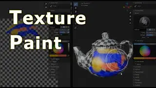 Blender 2.8 - Basic Texture Paint Features (Beginners Crash Course)