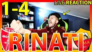 RINATI‼️ MONZA-ROMA 1-4 [LIVE REACTION]