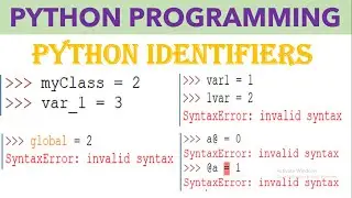 Python Identifiers