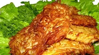 Draniki. Potato pancakes. Potato pancakes recipe. Potato jerks.