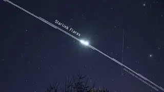 Starlink Flares (-8 mag) April 18, 2020