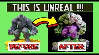 How I painted a 3D printed Cyborg Hulk