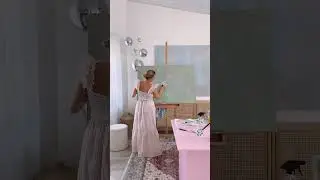 This technique creates these beautiful soft clouds.Artist @ IG studiocelinew using Galeria acrylics