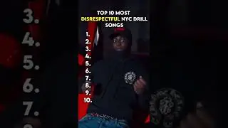 10 Most Disrespectful NY Drill Songs💀😭🔥 #nydrill #rappers #shorts