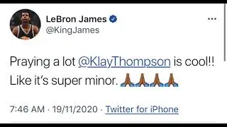 Twitter React to Klay Thompson Leg Injury During Practice Before NBA 2021 Season Restart.