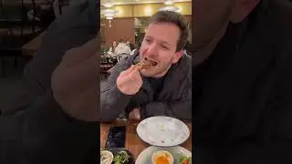 Russy G tries moo ping for the first time… #thaifood #porkskewer #mooping #foodreview