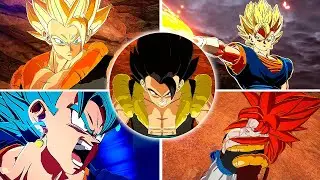 Vegetto E Gogeta - Todas as TRANFORMAÇÕES + ULTIMATE • DRAGON BALL SPARKING! ZERO