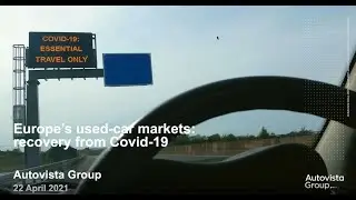 WEBINAR: Europe’s used car markets - recovery from Covid 19