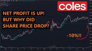 Why has Coles share price dropped when its earning is up!!?