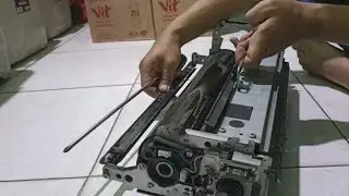 How to clean the drum of the ira 6255 photocopier machine