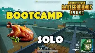 BOOTCAMP Drop and DINNER - PUBG PC LITE Solo Gameplay