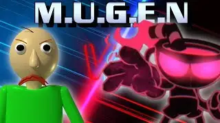 Baldi vs Cuphead FNF - Mugen Battle