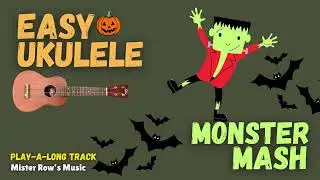 Monster Mash | LEARN Ukulele | Single Note Strum Play-a-long