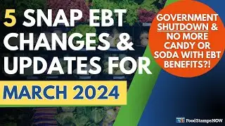 March 2024 Food Stamps Update: SNAP & WIC Benefits AT RISK, New EBT Restrictions & 2024 Summer P-EBT