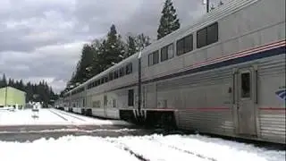 Amtrak 6 @ Colfax, 02/14/09 Prt 2