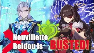 Neuvillette x Beidou Hyperbloom Team is BUSTED | Genshin Impact