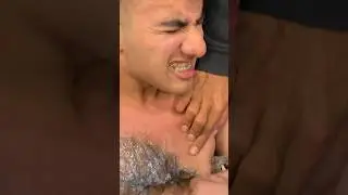 Full body wax chest hair wax 