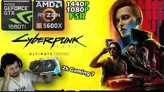 Cyberpunk 2077 | GTX 1660TI + Ryzen 5 5600x | Livestream with Benchmarks