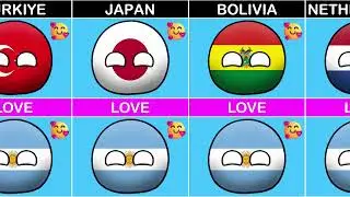 🇦🇷 Countries That Love or Hate Argentina | Countryballs Edition 🌍