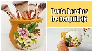Porta brochas de maquillaje
