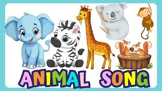 ABC ANIMAL SONG | A TO Z ANIMAL SONG | ALPHABET SONG IN ENGLISH