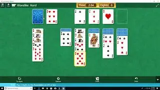 Klondike-Hard, Time Card Challenge I Episode-1 -Microsoft Solitaire Collection|Star Club