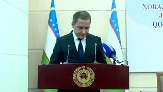 Qo'shko'pir tumani hokimi Jo'rabek Raximovich Raximovning xalqga murojaati