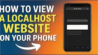 How to view your local host website on your phone 