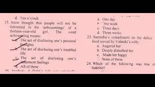 B.A 4th sem English solved previous paper #kashmirstudentupdates #baenglish