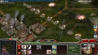 Command Conquer Generals Zero Hour China Tank 1 vs 7 China Tanks Generals (Destruction Fortress) 10K