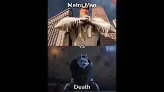 Metro Man vs Death (Megamind | Puss in Boots: The Last Wish)