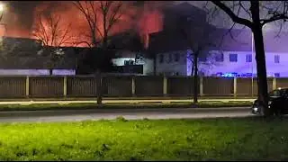 Ripartito l'incendio allo stabilimento Inalca di Reggio