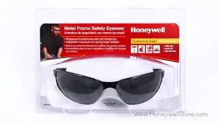 Honeywell Tomcat Safety Eyewear with Metal Frame and Gray Lenses (RWS-51016)
