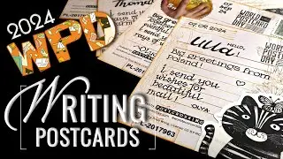 ✒️ WRITING WPD-postcards | Sep 2024 #17 | POSTCROSSING & Decorating