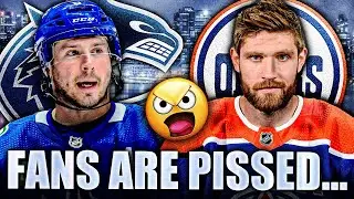 CANUCKS FANS & OILERS FANS ARE PISSED… THE LEON DRAISAITL VS JT MILLER DEBATE